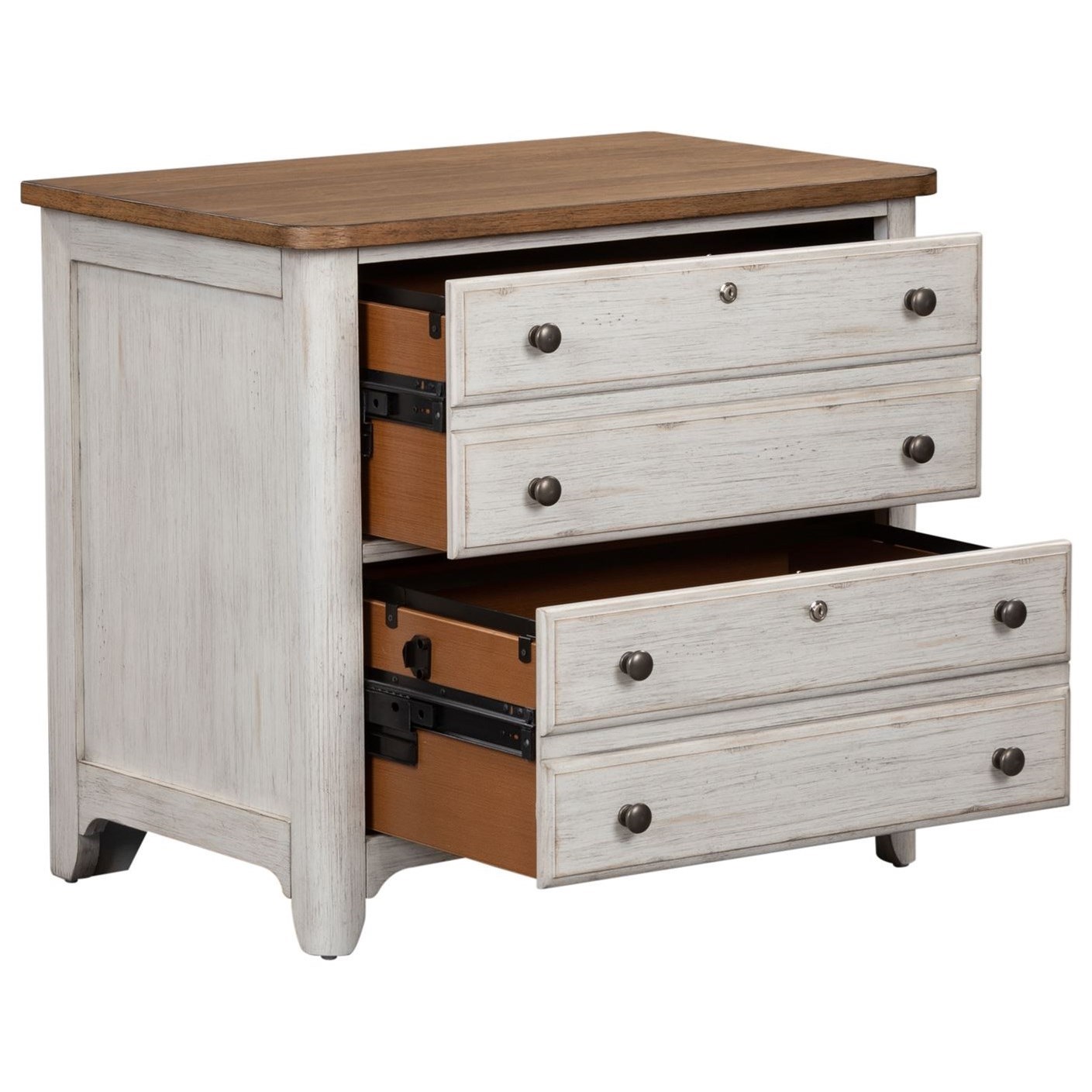 Liberty Furniture Farmhouse Reimagined Relaxed Vintage Lateral File